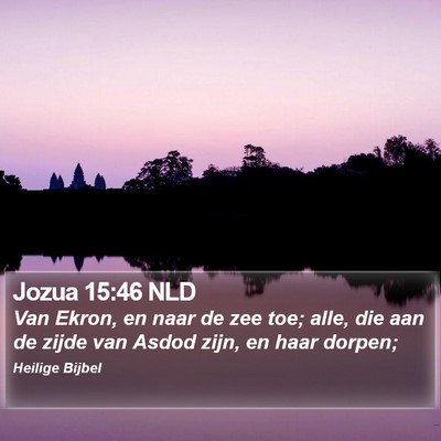 Jozua 15:46 NLD Bible Verse Image