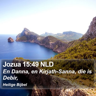Jozua 15:49 NLD Bible Verse Image
