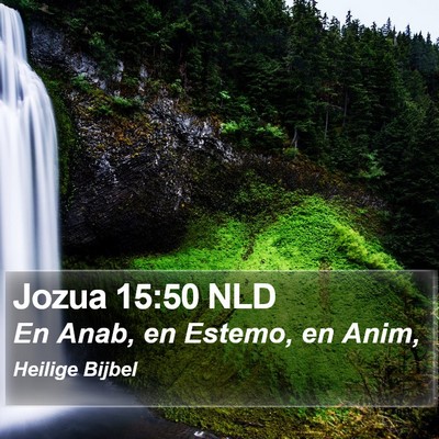Jozua 15:50 NLD Bible Verse Image