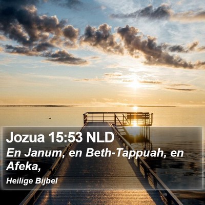 Jozua 15:53 NLD Bible Verse Image