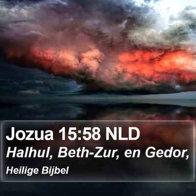 Jozua 15:58 NLD Bible Verse Image