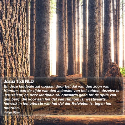 Jozua 15:8 NLD Bible Verse Image