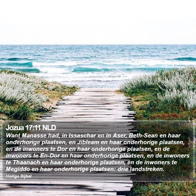 Jozua 17:11 NLD Bible Verse Image
