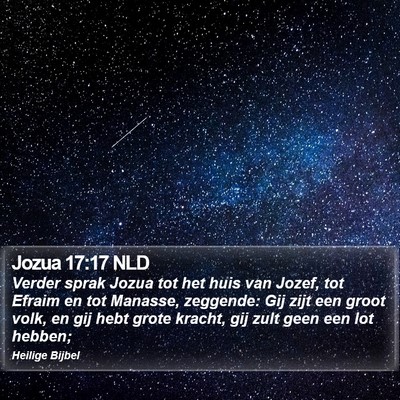 Jozua 17:17 NLD Bible Verse Image