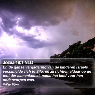 Jozua 18:1 NLD Bible Verse Image