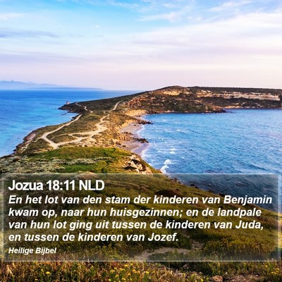 Jozua 18:11 NLD Bible Verse Image