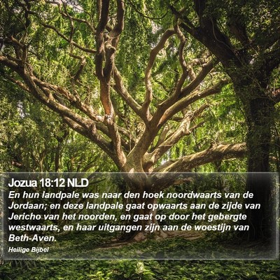 Jozua 18:12 NLD Bible Verse Image