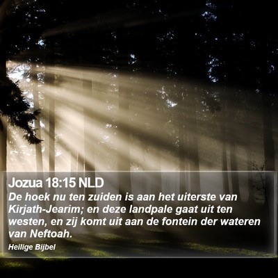 Jozua 18:15 NLD Bible Verse Image