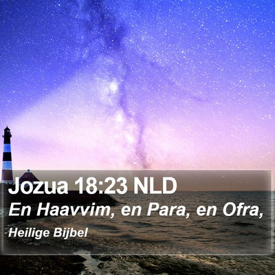 Jozua 18:23 NLD Bible Verse Image