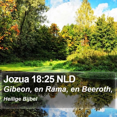 Jozua 18:25 NLD Bible Verse Image