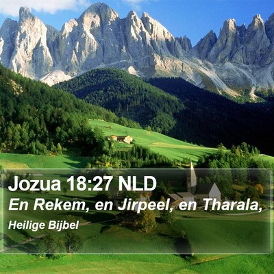 Jozua 18:27 NLD Bible Verse Image