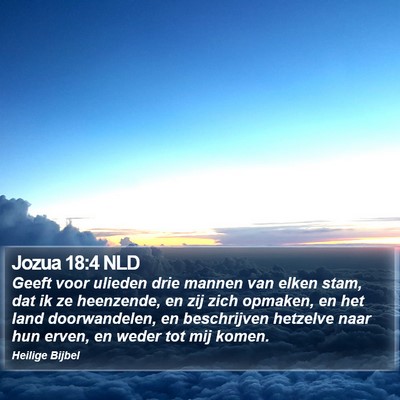 Jozua 18:4 NLD Bible Verse Image