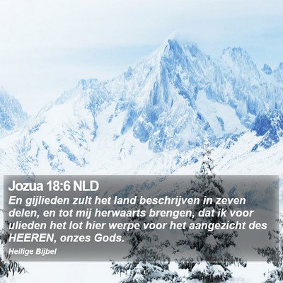 Jozua 18:6 NLD Bible Verse Image