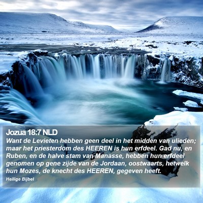 Jozua 18:7 NLD Bible Verse Image