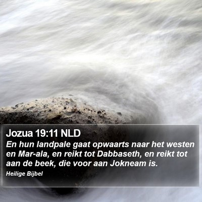 Jozua 19:11 NLD Bible Verse Image