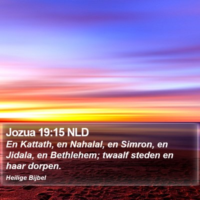 Jozua 19:15 NLD Bible Verse Image
