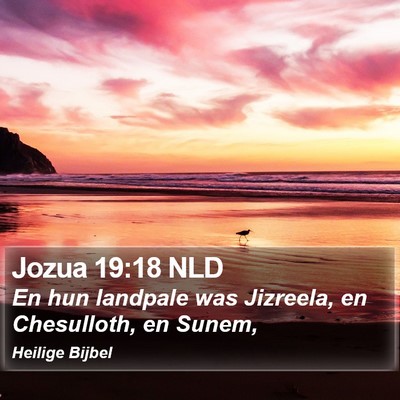 Jozua 19:18 NLD Bible Verse Image