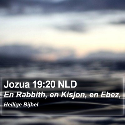 Jozua 19:20 NLD Bible Verse Image