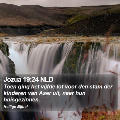 Jozua 19:24 NLD Bible Verse Image