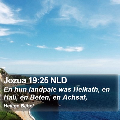 Jozua 19:25 NLD Bible Verse Image
