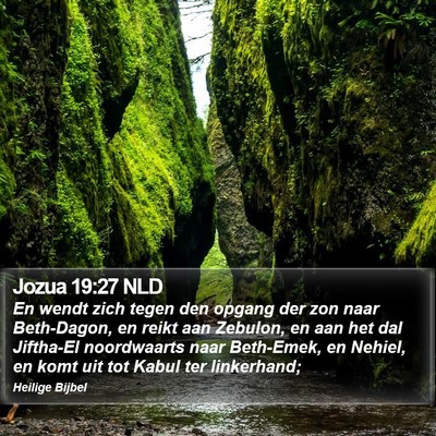 Jozua 19:27 NLD Bible Verse Image