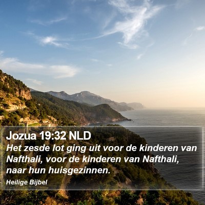 Jozua 19:32 NLD Bible Verse Image