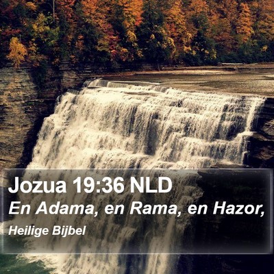 Jozua 19:36 NLD Bible Verse Image