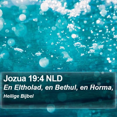 Jozua 19:4 NLD Bible Verse Image