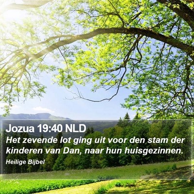 Jozua 19:40 NLD Bible Verse Image