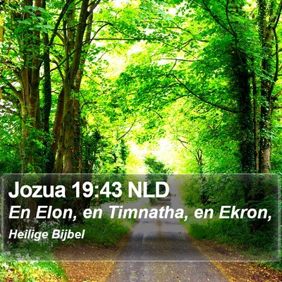 Jozua 19:43 NLD Bible Verse Image
