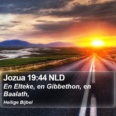 Jozua 19:44 NLD Bible Verse Image