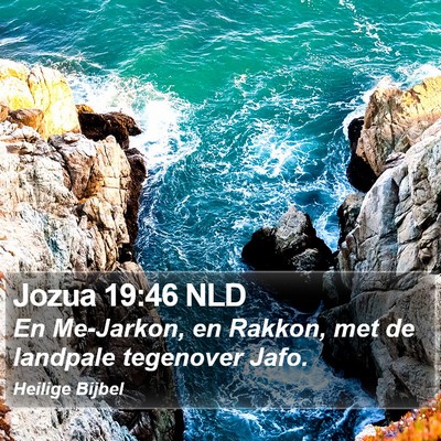 Jozua 19:46 NLD Bible Verse Image