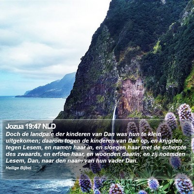 Jozua 19:47 NLD Bible Verse Image