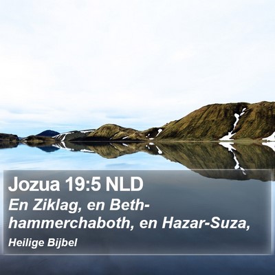 Jozua 19:5 NLD Bible Verse Image