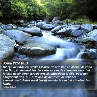 Jozua 19:51 NLD Bible Verse Image