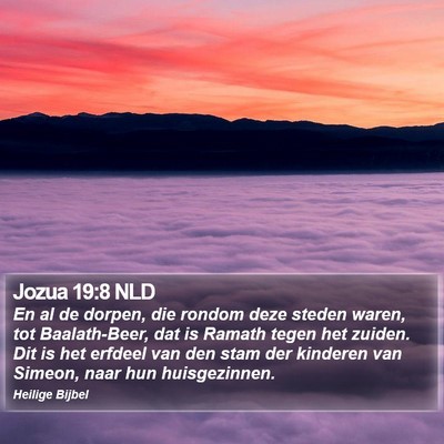 Jozua 19:8 NLD Bible Verse Image