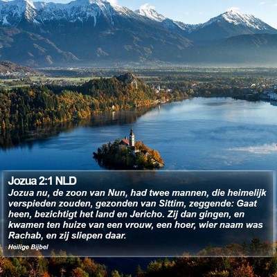 Jozua 2:1 NLD Bible Verse Image