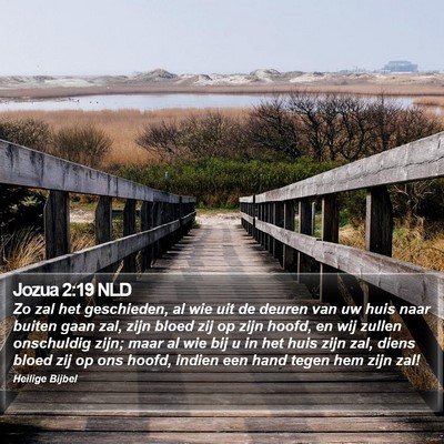 Jozua 2:19 NLD Bible Verse Image