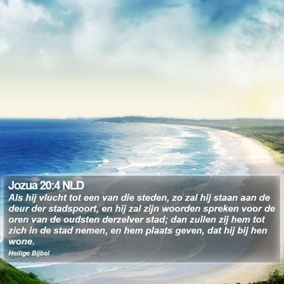 Jozua 20:4 NLD Bible Verse Image