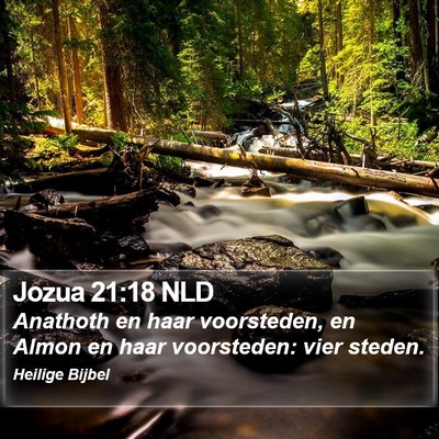 Jozua 21:18 NLD Bible Verse Image