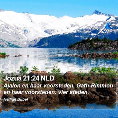 Jozua 21:24 NLD Bible Verse Image
