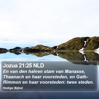 Jozua 21:25 NLD Bible Verse Image
