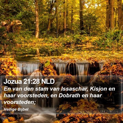 Jozua 21:28 NLD Bible Verse Image