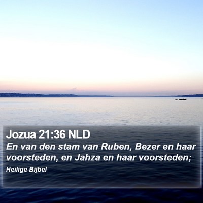 Jozua 21:36 NLD Bible Verse Image