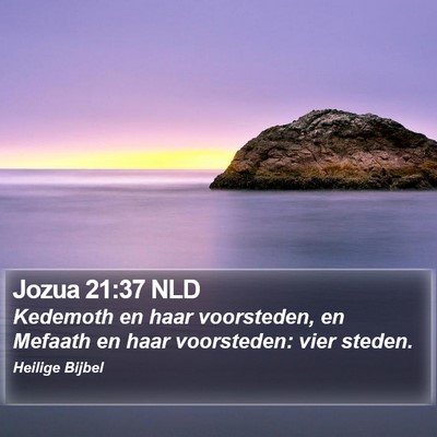 Jozua 21:37 NLD Bible Verse Image