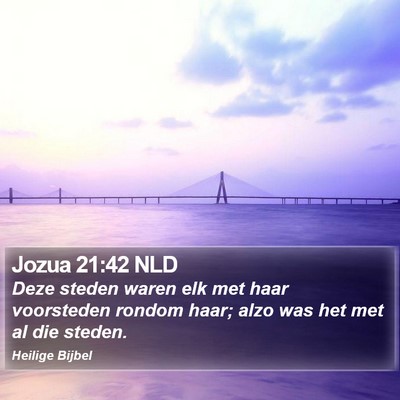 Jozua 21:42 NLD Bible Verse Image