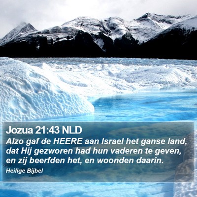 Jozua 21:43 NLD Bible Verse Image