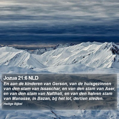 Jozua 21:6 NLD Bible Verse Image