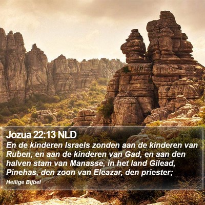 Jozua 22:13 NLD Bible Verse Image