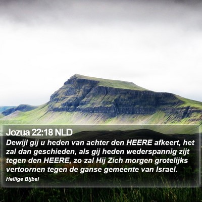 Jozua 22:18 NLD Bible Verse Image